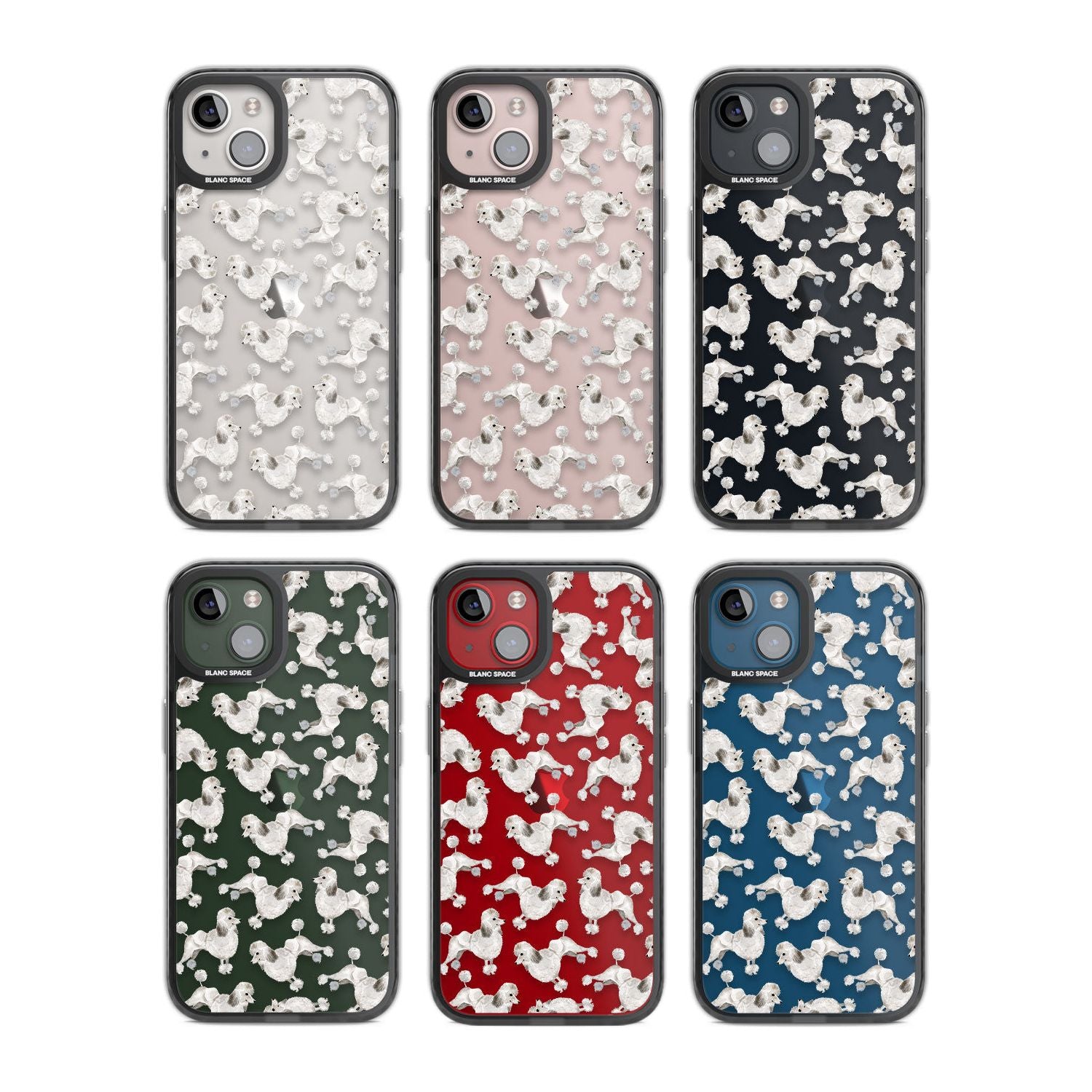 Poodle Watercolor Pattern