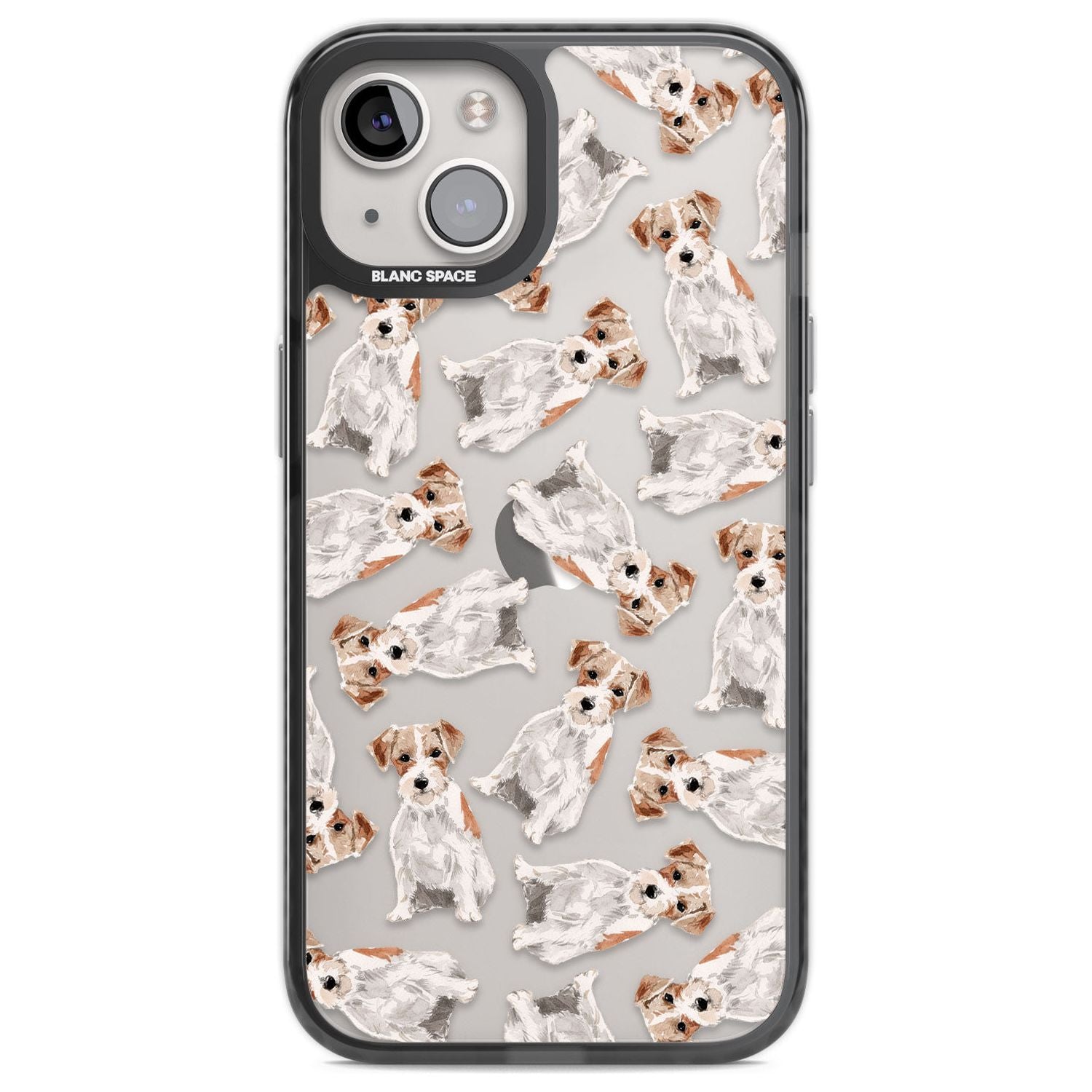 Wirehaired Jack Russell Watercolour Dog Pattern