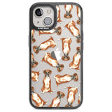 Boxer Watercolour Dog Pattern Phone Case iPhone 12 / Black Impact Case,iPhone 13 / Black Impact Case,iPhone 12 Pro / Black Impact Case,iPhone 14 / Black Impact Case,iPhone 15 Plus / Black Impact Case,iPhone 15 / Black Impact Case Blanc Space