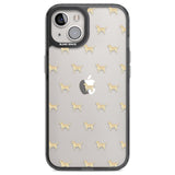 Tan Labrador Dog Pattern Clear