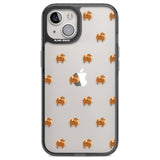 Pomeranian Dog Pattern Clear