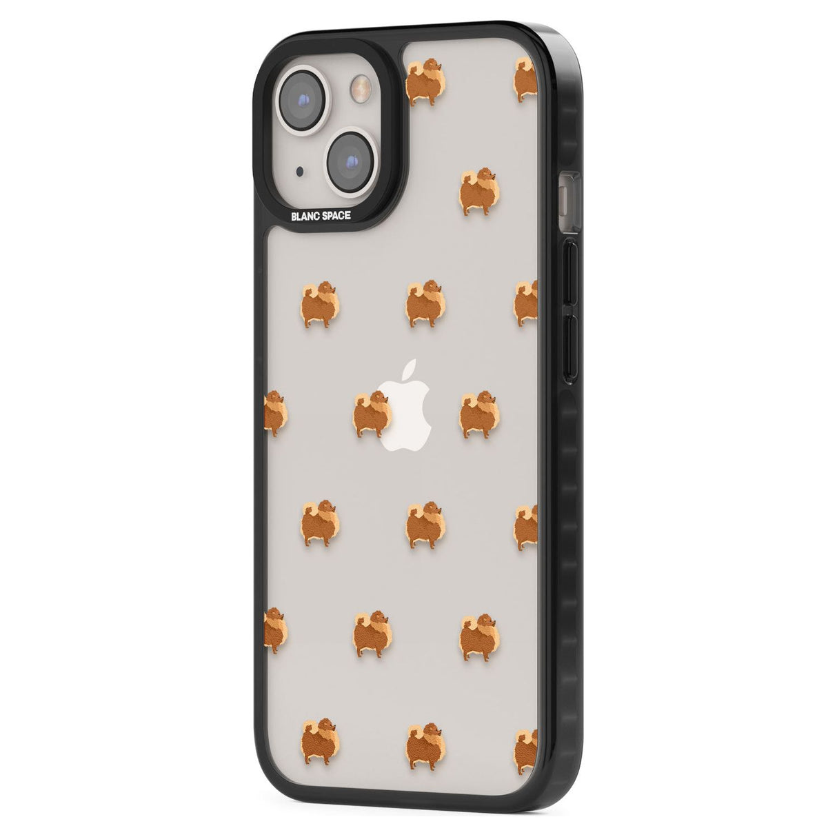 Pomeranian Dog Pattern Clear