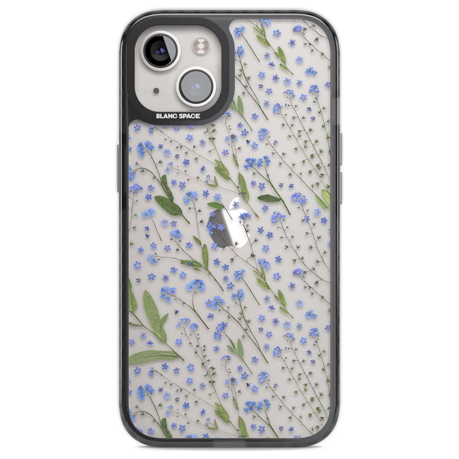 Blue Wild Flower Design