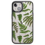 Leafy Ferns Phone Case iPhone 12 / Black Impact Case,iPhone 13 / Black Impact Case,iPhone 12 Pro / Black Impact Case,iPhone 14 / Black Impact Case,iPhone 15 Plus / Black Impact Case,iPhone 15 / Black Impact Case Blanc Space