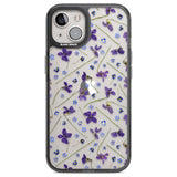 Violet & Blue Floral Pattern Design