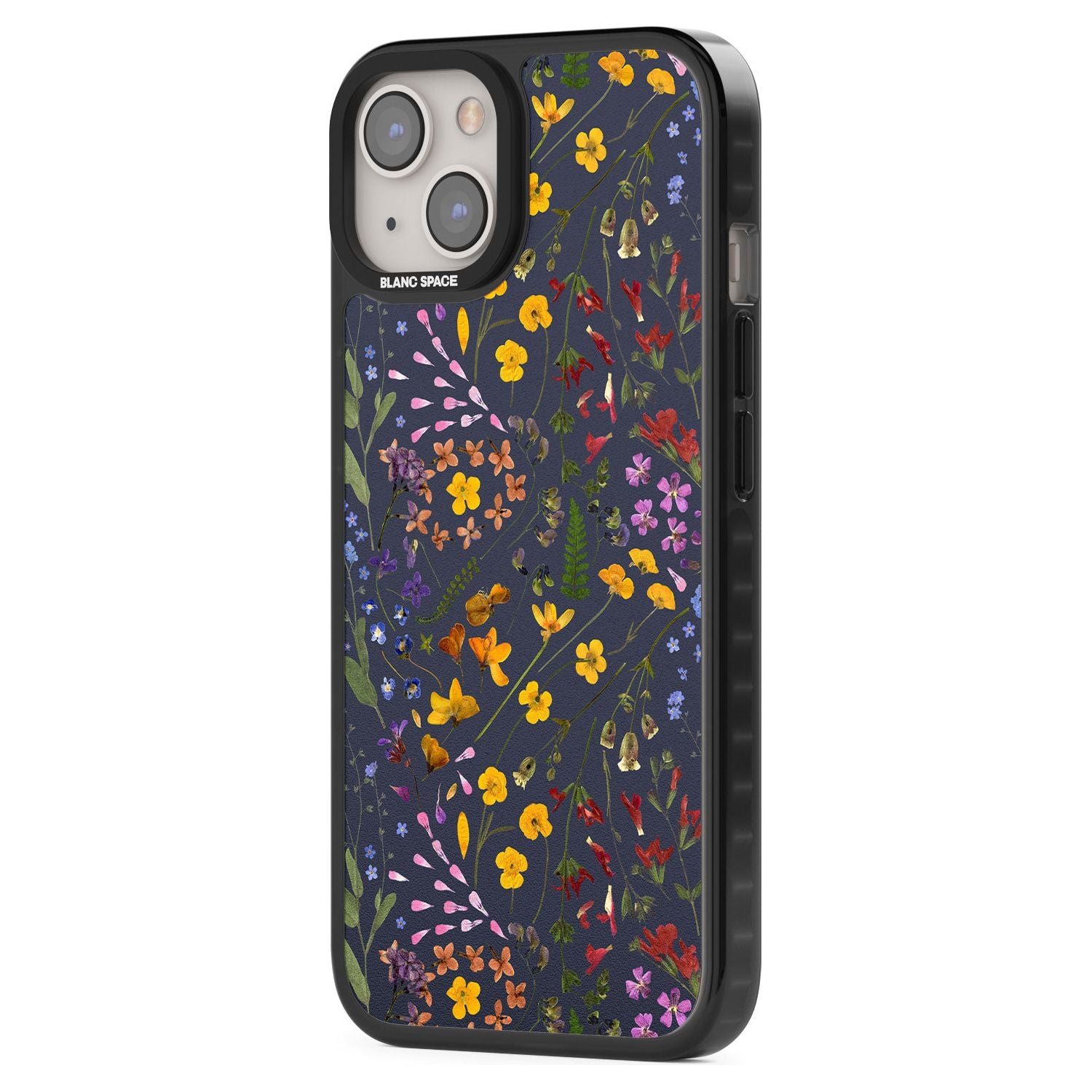 Wildflower Leaves Cluster Navy