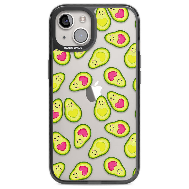 Avocado Love Phone Case iPhone 13 / Black Impact Case,iPhone 12 Pro / Black Impact Case,iPhone 12 / Black Impact Case,iPhone 14 / Black Impact Case,iPhone 15 Plus / Black Impact Case,iPhone 15 / Black Impact Case Blanc Space