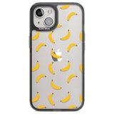 Banana Pattern Phone Case iPhone 12 / Black Impact Case,iPhone 13 / Black Impact Case,iPhone 12 Pro / Black Impact Case,iPhone 14 / Black Impact Case,iPhone 15 Plus / Black Impact Case,iPhone 15 / Black Impact Case Blanc Space