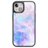 Light Blue Galaxy Pattern Design Phone Case iPhone 12 / Black Impact Case,iPhone 13 / Black Impact Case,iPhone 12 Pro / Black Impact Case,iPhone 14 / Black Impact Case,iPhone 15 Plus / Black Impact Case,iPhone 15 / Black Impact Case Blanc Space