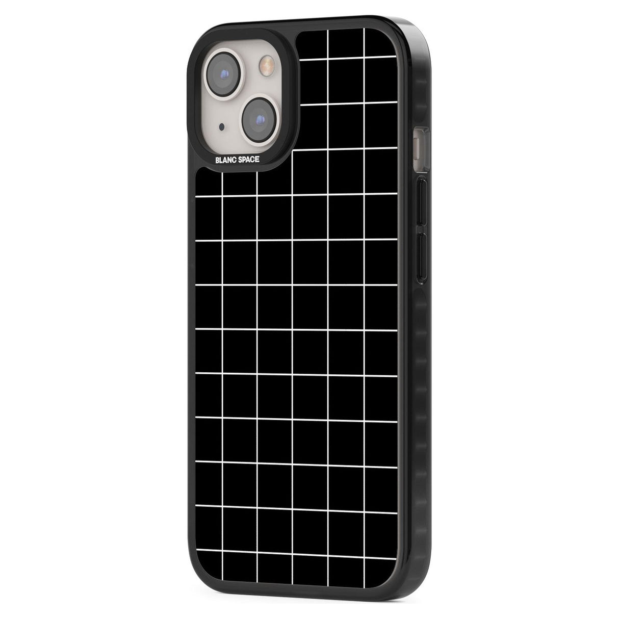 Simplistic Large Grid Pattern Black