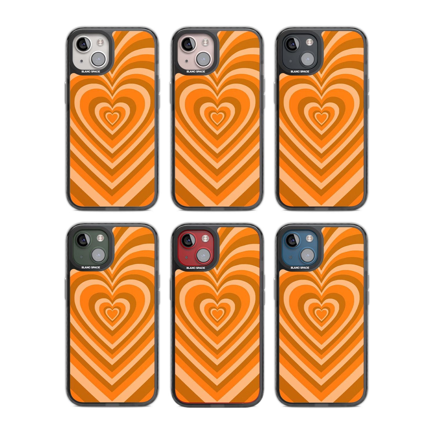 Orange Heart Illusion