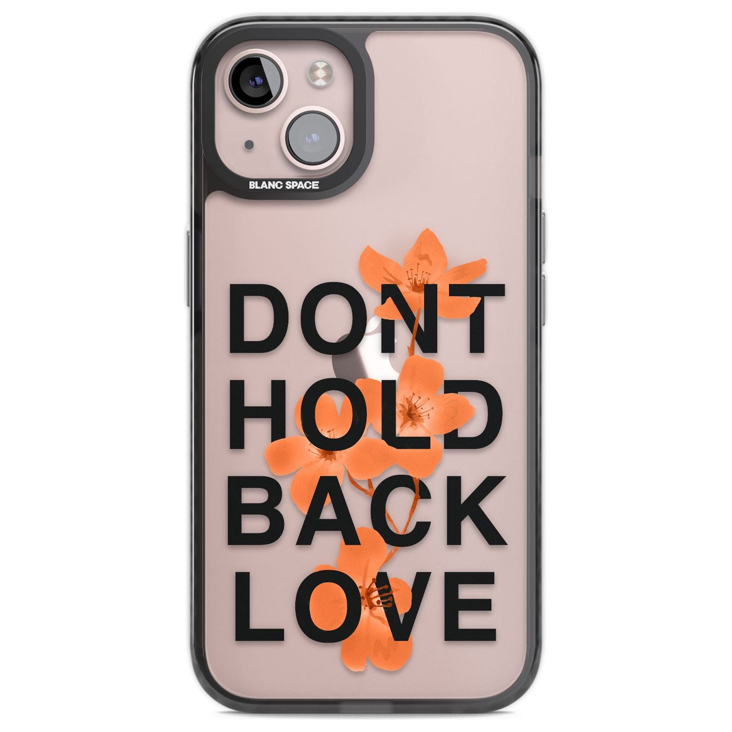 Don't Hold Back Love - Blue & WhitePhone Case for iPhone 14