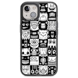 Checkerboard Heads Phone Case iPhone 13 / Black Impact Case,iPhone 12 Pro / Black Impact Case,iPhone 12 / Black Impact Case,iPhone 14 / Black Impact Case,iPhone 15 Plus / Black Impact Case,iPhone 15 / Black Impact Case Blanc Space