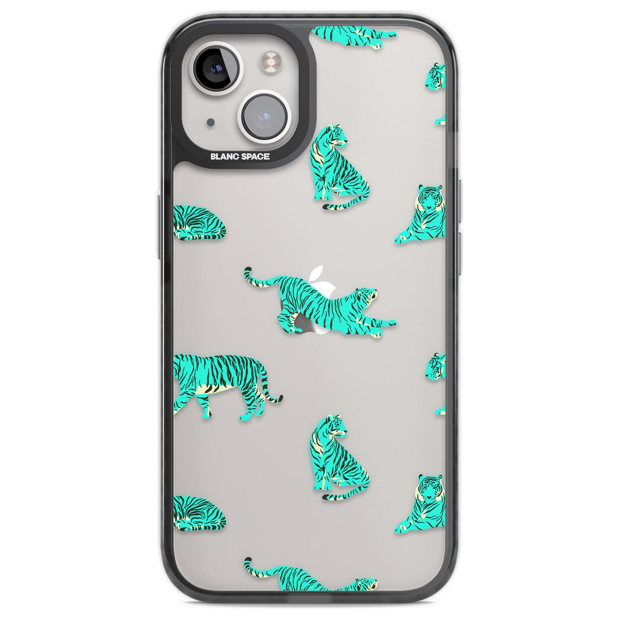 Turquoise Tiger Jungle Cat Pattern