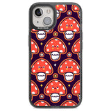 Mushroom Kawaii Pattern Phone Case iPhone 13 / Black Impact Case,iPhone 12 Pro / Black Impact Case,iPhone 12 / Black Impact Case,iPhone 14 / Black Impact Case,iPhone 15 Plus / Black Impact Case,iPhone 15 / Black Impact Case Blanc Space