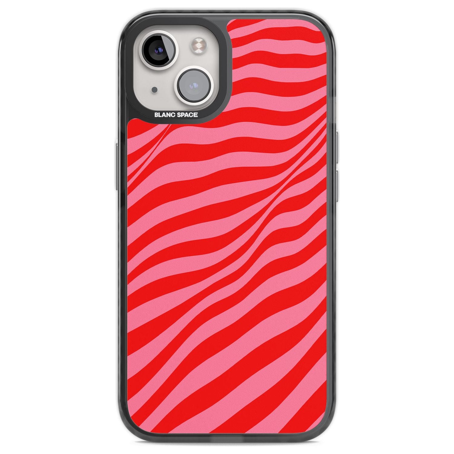 Pink & Red Distorted Line