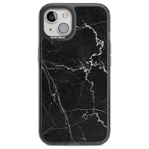 Bold Black Marble With White Texture