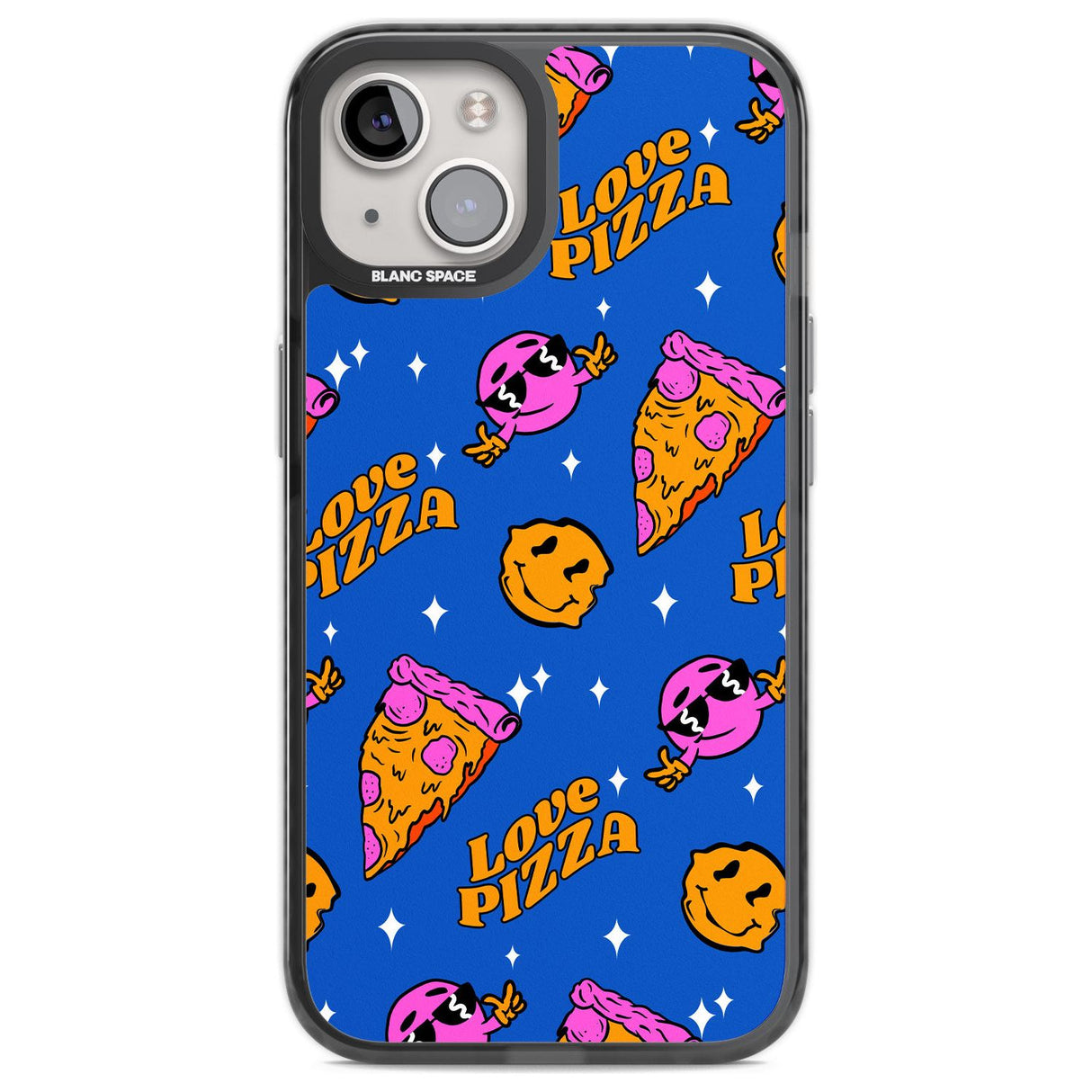 Psychedelic Love Pizza Pattern