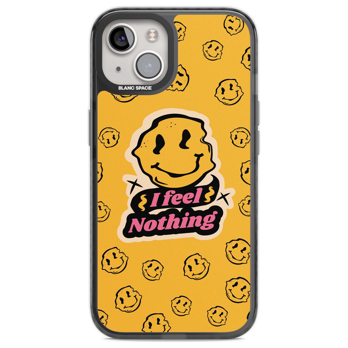 I feel nothing Phone Case iPhone 12 / Black Impact Case,iPhone 13 / Black Impact Case,iPhone 12 Pro / Black Impact Case,iPhone 14 / Black Impact Case,iPhone 15 Plus / Black Impact Case,iPhone 15 / Black Impact Case Blanc Space