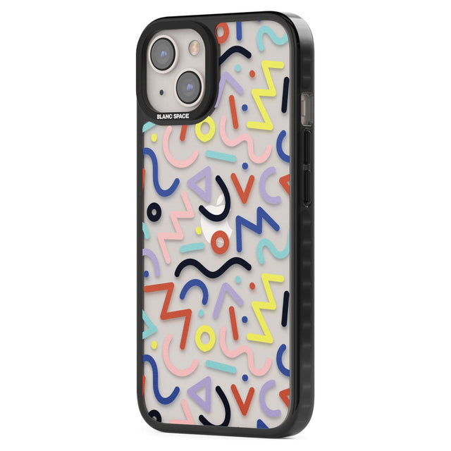 Colourful Squiggles Memphis Retro Pattern Design Phone Case iPhone 15 Pro Max / Black Impact Case,iPhone 15 Plus / Black Impact Case,iPhone 15 Pro / Black Impact Case,iPhone 15 / Black Impact Case,iPhone 15 Pro Max / Impact Case,iPhone 15 Plus / Impact Case,iPhone 15 Pro / Impact Case,iPhone 15 / Impact Case,iPhone 15 Pro Max / Magsafe Black Impact Case,iPhone 15 Plus / Magsafe Black Impact Case,iPhone 15 Pro / Magsafe Black Impact Case,iPhone 15 / Magsafe Black Impact Case,iPhone 14 Pro Max / Black Impact 