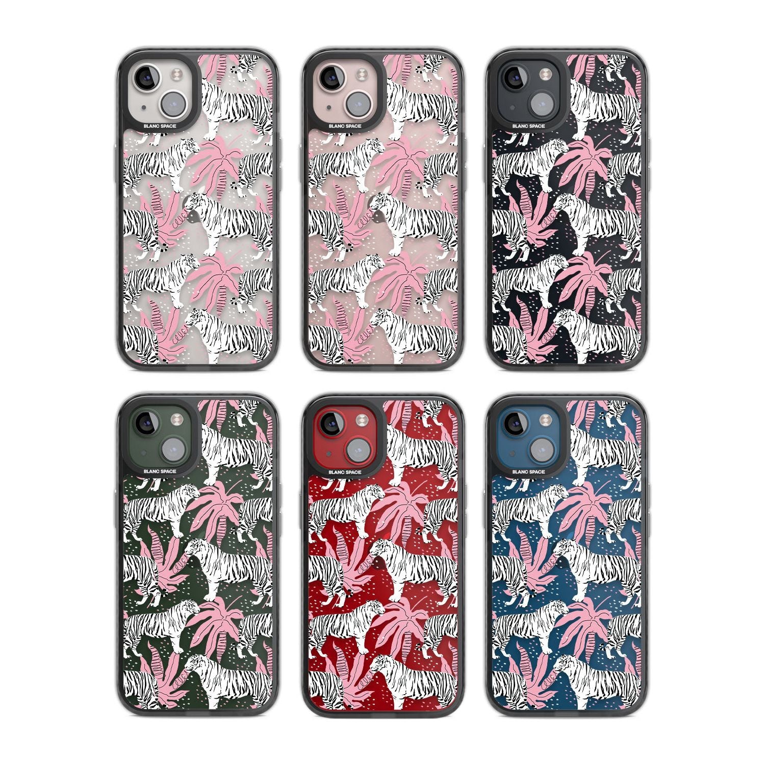 Pink & White Tropical Tigers