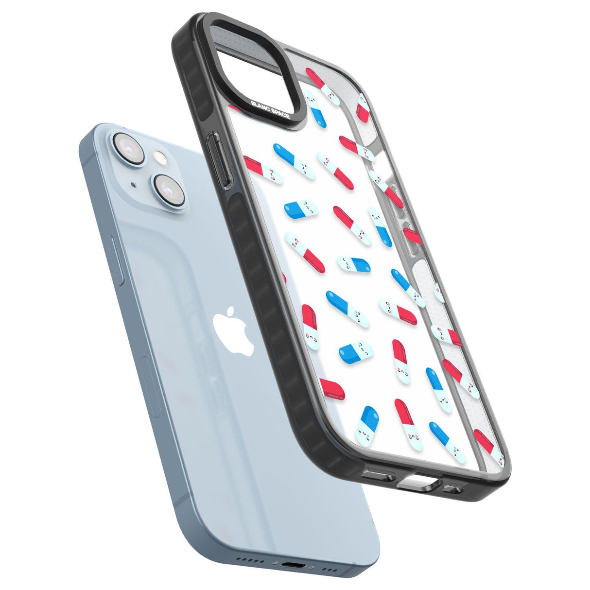 Kawaii Pill PatternPhone Case for iPhone 14