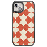 Abstract Retro Shapes: Psychedelic Pattern Phone Case iPhone 12 / Black Impact Case,iPhone 13 / Black Impact Case,iPhone 12 Pro / Black Impact Case,iPhone 14 / Black Impact Case,iPhone 15 Plus / Black Impact Case,iPhone 15 / Black Impact Case Blanc Space