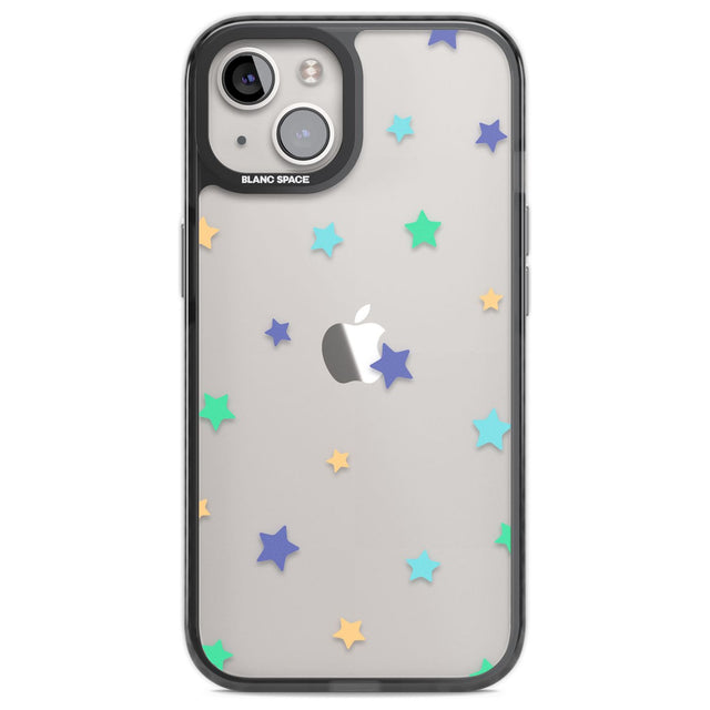 Pastel Stars Pattern Phone Case iPhone 12 / Black Impact Case,iPhone 13 / Black Impact Case,iPhone 12 Pro / Black Impact Case,iPhone 14 / Black Impact Case,iPhone 15 Plus / Black Impact Case,iPhone 15 / Black Impact Case Blanc Space