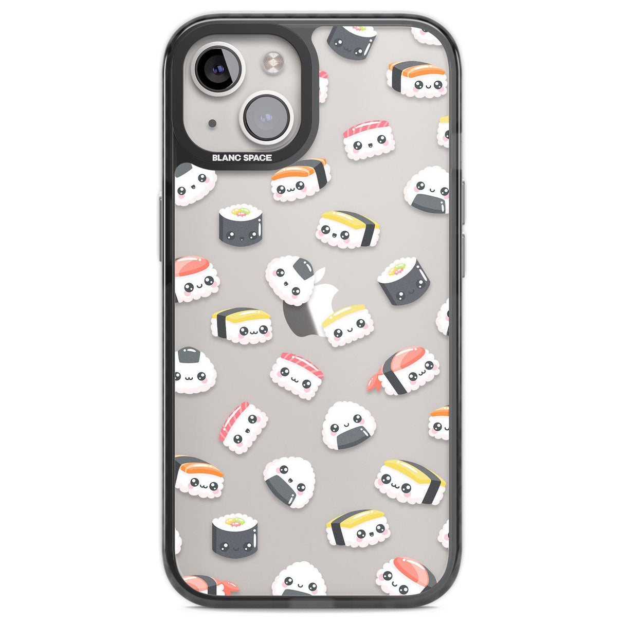 Kawaii Sushi & Rice Phone Case iPhone 12 / Black Impact Case,iPhone 13 / Black Impact Case,iPhone 12 Pro / Black Impact Case,iPhone 14 / Black Impact Case,iPhone 15 Plus / Black Impact Case,iPhone 15 / Black Impact Case Blanc Space