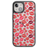 Lips Pattern Phone Case iPhone 12 / Black Impact Case,iPhone 13 / Black Impact Case,iPhone 12 Pro / Black Impact Case,iPhone 14 / Black Impact Case,iPhone 15 Plus / Black Impact Case,iPhone 15 / Black Impact Case Blanc Space