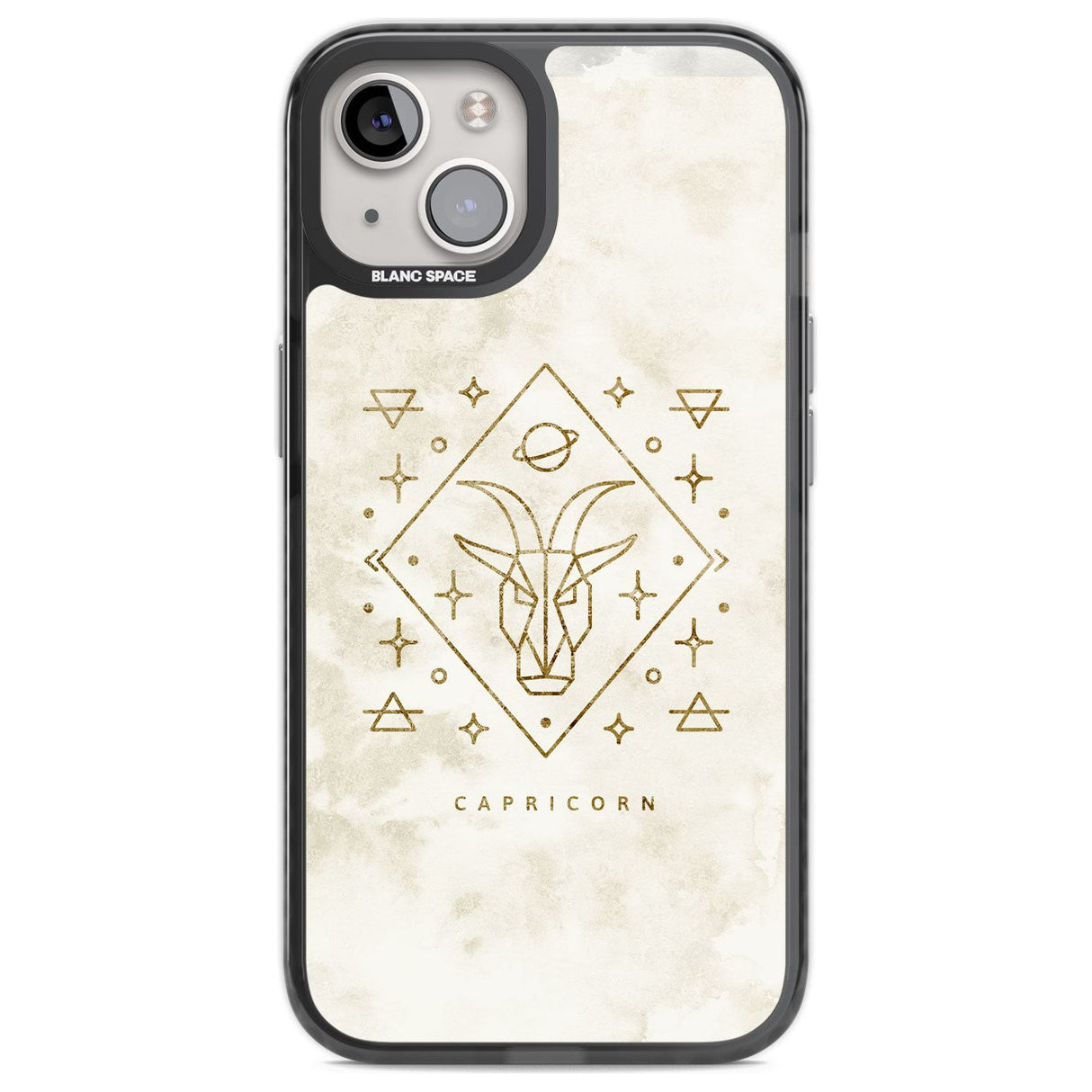 Capricorn Emblem - Solid Gold Marbled Design Phone Case iPhone 12 / Black Impact Case,iPhone 13 / Black Impact Case,iPhone 12 Pro / Black Impact Case,iPhone 14 / Black Impact Case,iPhone 15 Plus / Black Impact Case,iPhone 15 / Black Impact Case Blanc Space