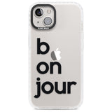 Bonjour Phone Case iPhone 13 / Impact Case,iPhone 14 / Impact Case,iPhone 15 Plus / Impact Case,iPhone 15 / Impact Case Blanc Space