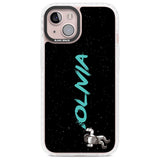 Personalised Graffiti Astronaut Custom Phone Case iPhone 13 / Impact Case,iPhone 14 / Impact Case,iPhone 15 Plus / Impact Case,iPhone 15 / Impact Case Blanc Space