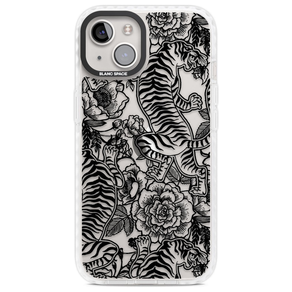 Personalised Chinese Tiger Pattern Custom Phone Case iPhone 13 / Impact Case,iPhone 14 / Impact Case,iPhone 15 Plus / Impact Case,iPhone 15 / Impact Case Blanc Space