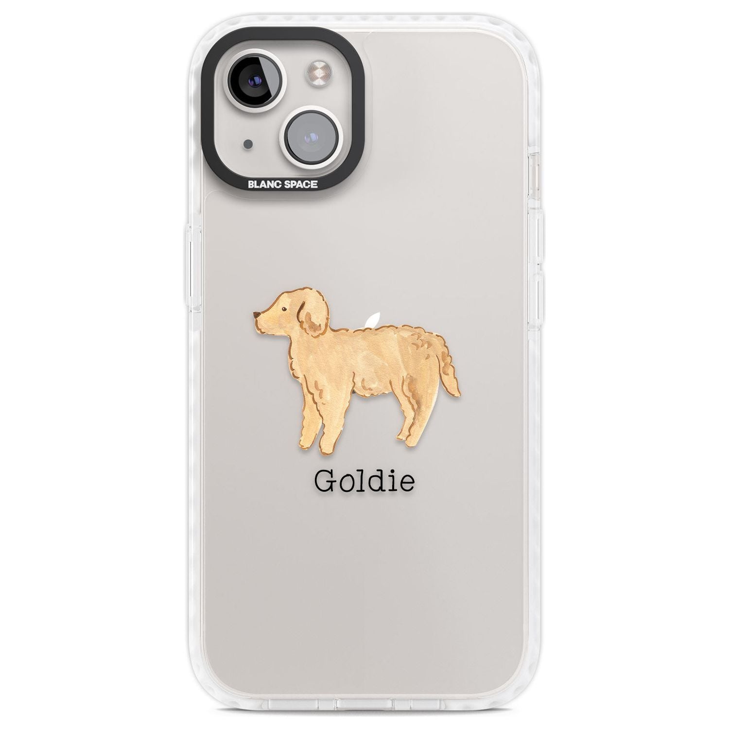 Personalised Hand Painted Goldendoodle Custom Phone Case iPhone 13 / Impact Case,iPhone 14 / Impact Case,iPhone 15 Plus / Impact Case,iPhone 15 / Impact Case Blanc Space