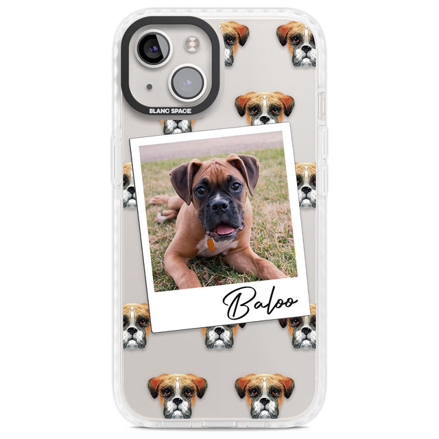 Personalised Boxer - Dog Photo Custom Phone Case iPhone 13 / Impact Case,iPhone 14 / Impact Case,iPhone 15 Plus / Impact Case,iPhone 15 / Impact Case Blanc Space