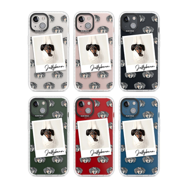 Personalised Dachshund, Black- Dog Photo Custom Phone Case iPhone 15 Pro Max / Black Impact Case,iPhone 15 Plus / Black Impact Case,iPhone 15 Pro / Black Impact Case,iPhone 15 / Black Impact Case,iPhone 15 Pro Max / Impact Case,iPhone 15 Plus / Impact Case,iPhone 15 Pro / Impact Case,iPhone 15 / Impact Case,iPhone 15 Pro Max / Magsafe Black Impact Case,iPhone 15 Plus / Magsafe Black Impact Case,iPhone 15 Pro / Magsafe Black Impact Case,iPhone 15 / Magsafe Black Impact Case,iPhone 14 Pro Max / Black Impact C