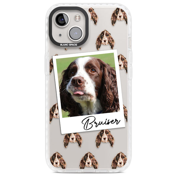 Personalised Springer Spaniel Instant Camera Photo