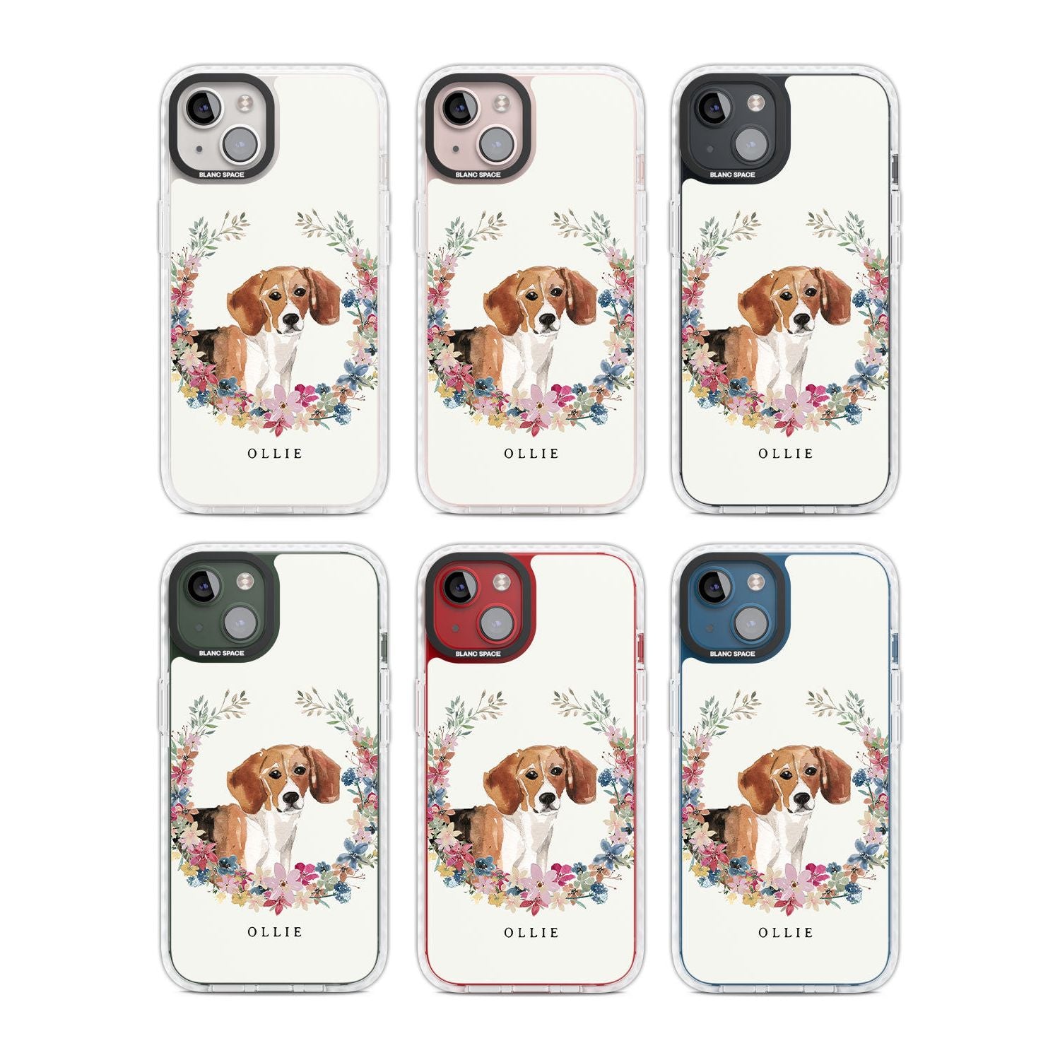Personalised Beagle - Watercolour Dog Portrait
