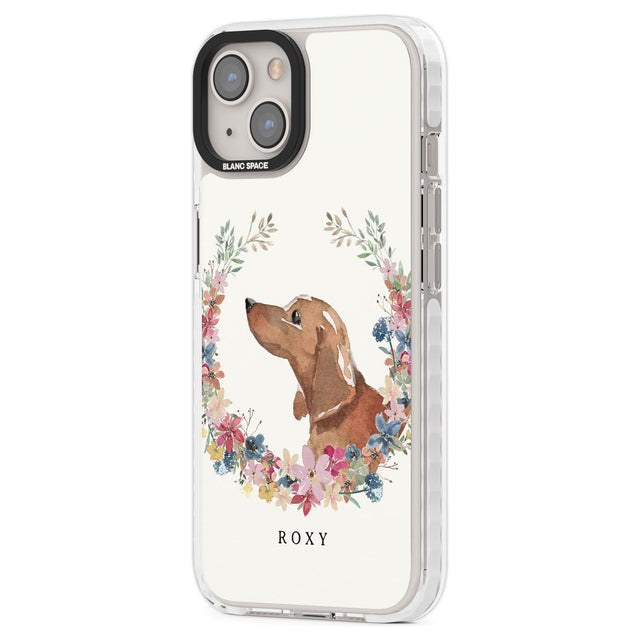 Personalised Tan Dachshund - Watercolour Dog Portrait Custom Phone Case iPhone 15 Pro Max / Black Impact Case,iPhone 15 Plus / Black Impact Case,iPhone 15 Pro / Black Impact Case,iPhone 15 / Black Impact Case,iPhone 15 Pro Max / Impact Case,iPhone 15 Plus / Impact Case,iPhone 15 Pro / Impact Case,iPhone 15 / Impact Case,iPhone 15 Pro Max / Magsafe Black Impact Case,iPhone 15 Plus / Magsafe Black Impact Case,iPhone 15 Pro / Magsafe Black Impact Case,iPhone 15 / Magsafe Black Impact Case,iPhone 14 Pro Max / B