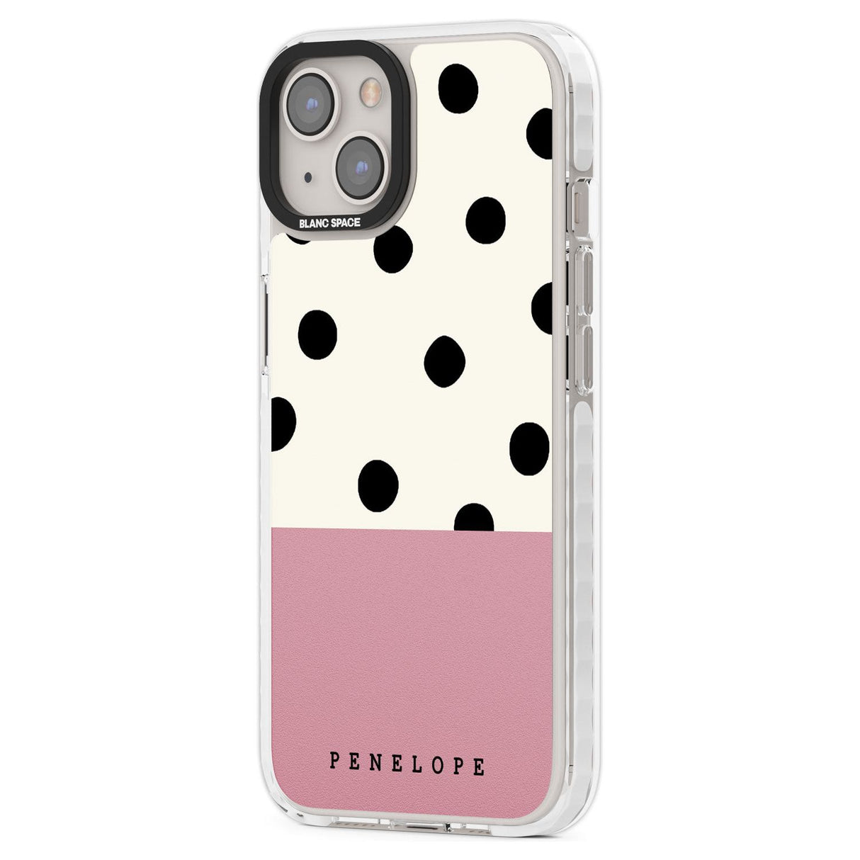 Personalised Pink Border Polka Dot Custom Phone Case iPhone 15 Pro Max / Black Impact Case,iPhone 15 Plus / Black Impact Case,iPhone 15 Pro / Black Impact Case,iPhone 15 / Black Impact Case,iPhone 15 Pro Max / Impact Case,iPhone 15 Plus / Impact Case,iPhone 15 Pro / Impact Case,iPhone 15 / Impact Case,iPhone 15 Pro Max / Magsafe Black Impact Case,iPhone 15 Plus / Magsafe Black Impact Case,iPhone 15 Pro / Magsafe Black Impact Case,iPhone 15 / Magsafe Black Impact Case,iPhone 14 Pro Max / Black Impact Case,iP