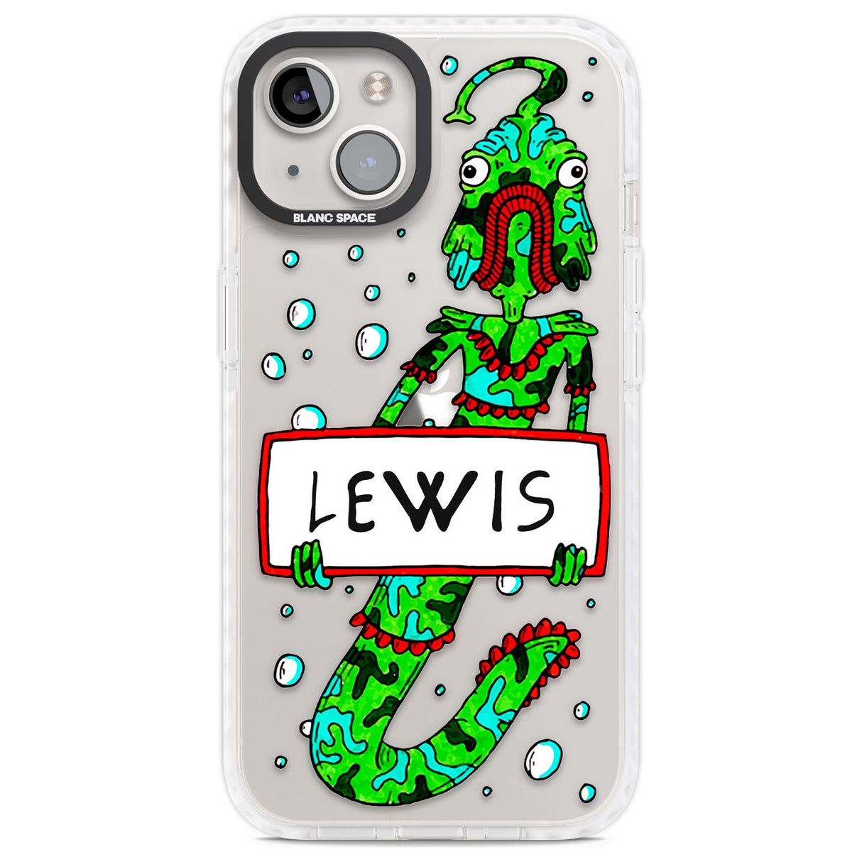 Personalised Fish Boy Custom Phone Case iPhone 13 / Impact Case,iPhone 14 / Impact Case,iPhone 15 Plus / Impact Case,iPhone 15 / Impact Case Blanc Space