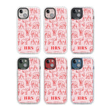 Personalised Red Elephant Outlines on Pink Custom Phone Case iPhone 15 Pro Max / Black Impact Case,iPhone 15 Plus / Black Impact Case,iPhone 15 Pro / Black Impact Case,iPhone 15 / Black Impact Case,iPhone 15 Pro Max / Impact Case,iPhone 15 Plus / Impact Case,iPhone 15 Pro / Impact Case,iPhone 15 / Impact Case,iPhone 15 Pro Max / Magsafe Black Impact Case,iPhone 15 Plus / Magsafe Black Impact Case,iPhone 15 Pro / Magsafe Black Impact Case,iPhone 15 / Magsafe Black Impact Case,iPhone 14 Pro Max / Black Impact