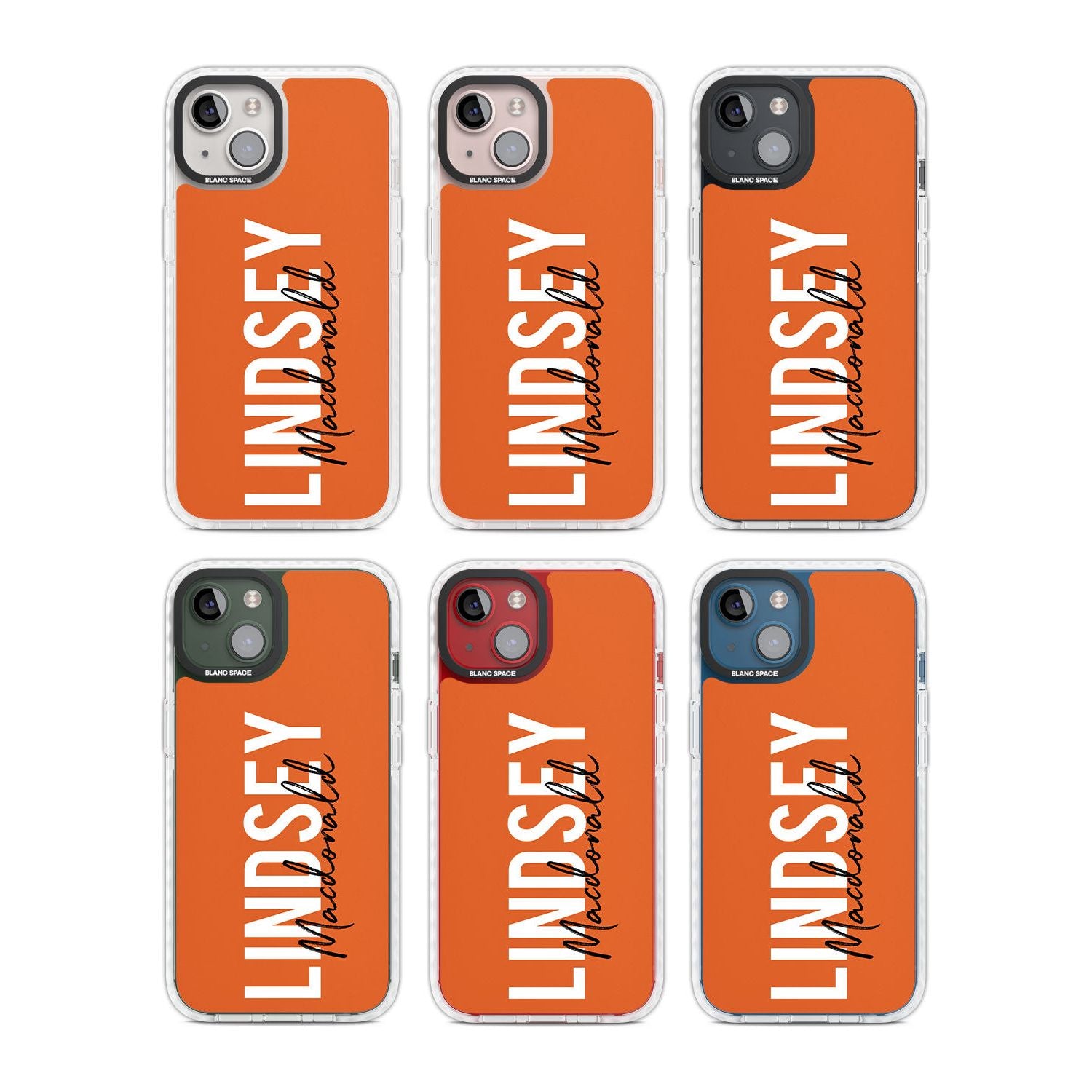 Personalised Bold Name: Orange