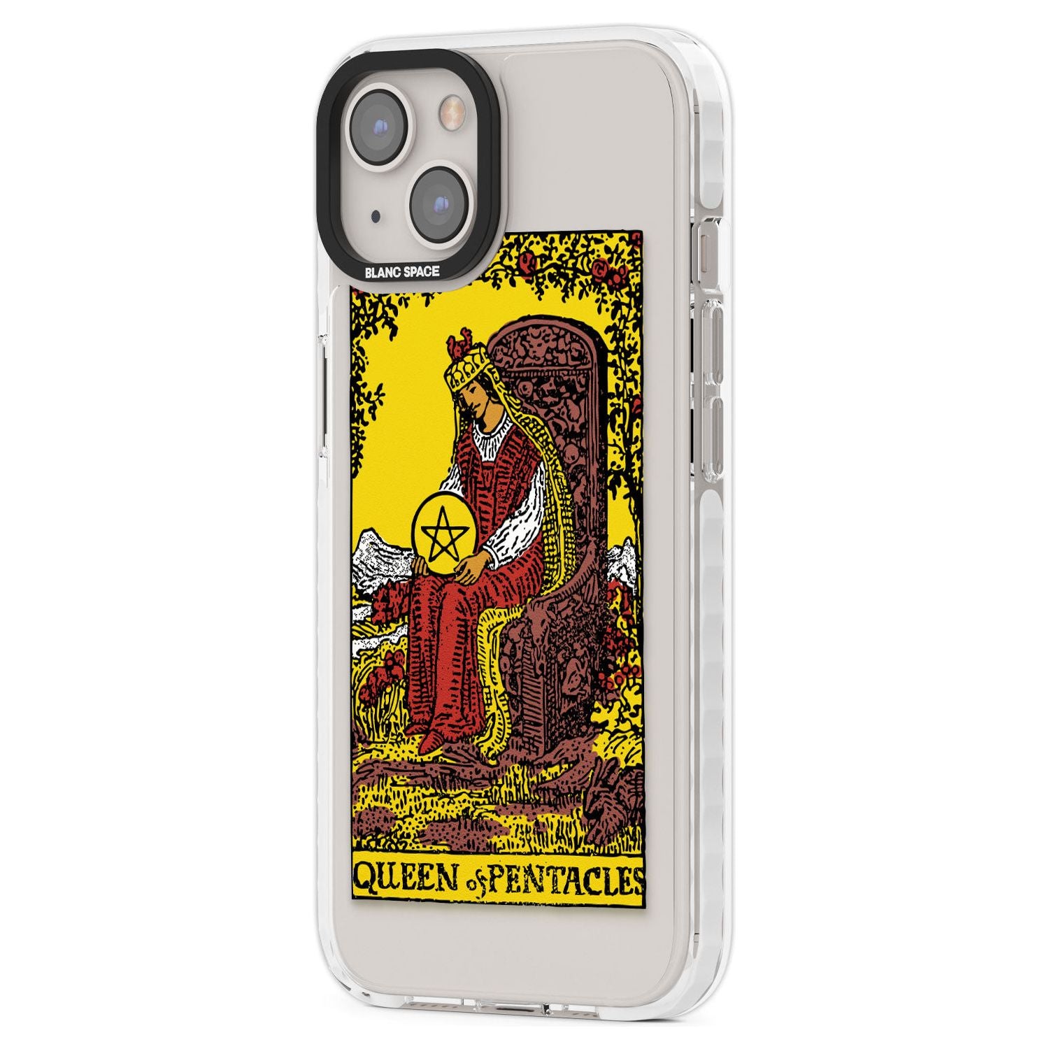 Personalised Queen of Pentacles Tarot Card - Colour