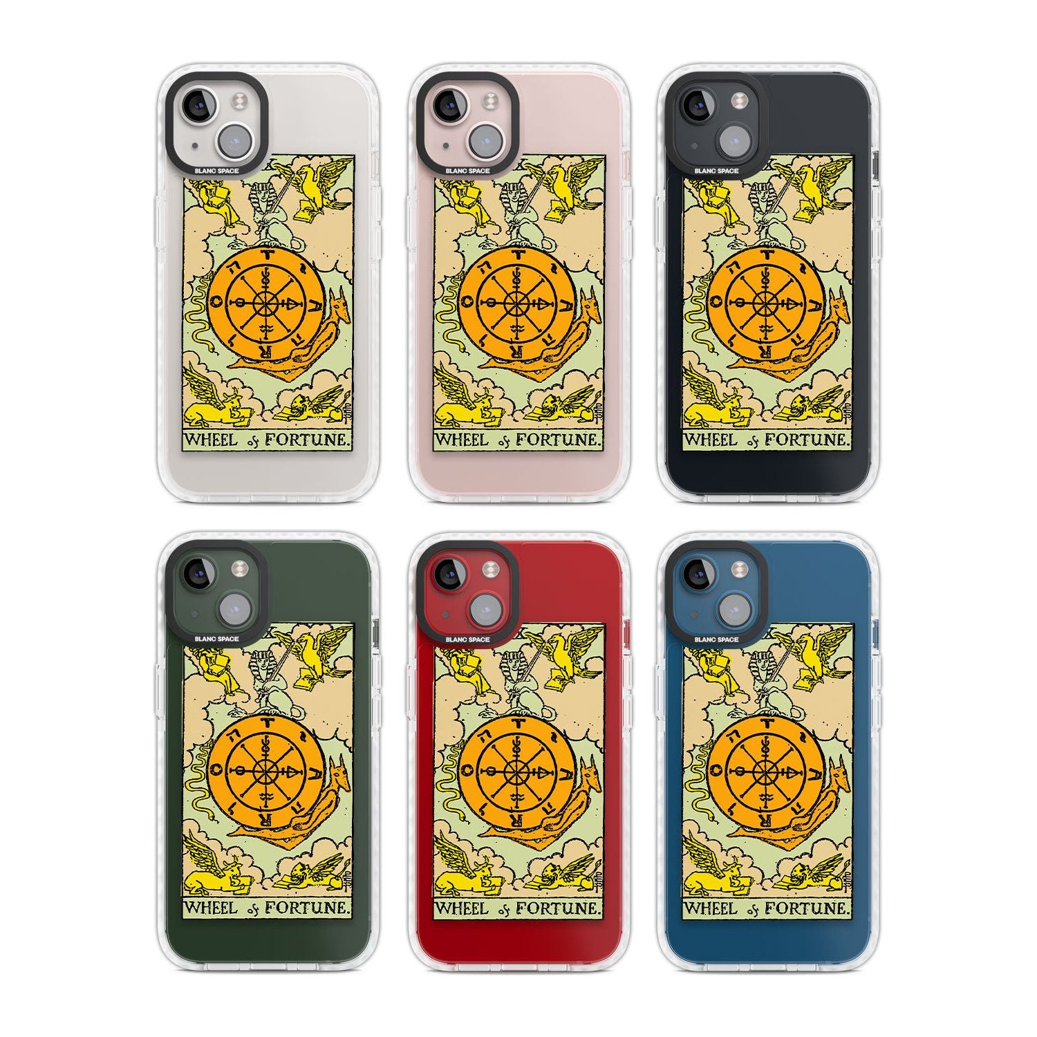 Personalised Wheel of Fortune Tarot Card - Colour