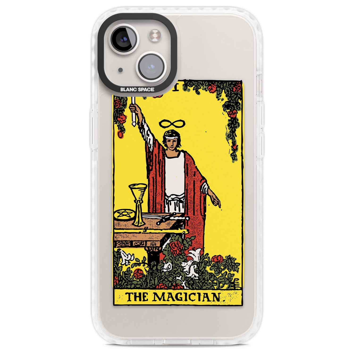 Personalised The Magician Tarot Card - Colour Phone Case iPhone 13 / Impact Case,iPhone 14 / Impact Case,iPhone 15 Plus / Impact Case,iPhone 15 / Impact Case Blanc Space