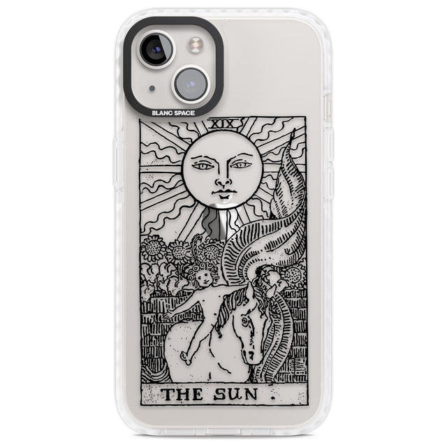 Personalised The Sun Tarot Card - Transparent Custom Phone Case iPhone 13 / Impact Case,iPhone 14 / Impact Case,iPhone 15 Plus / Impact Case,iPhone 15 / Impact Case Blanc Space