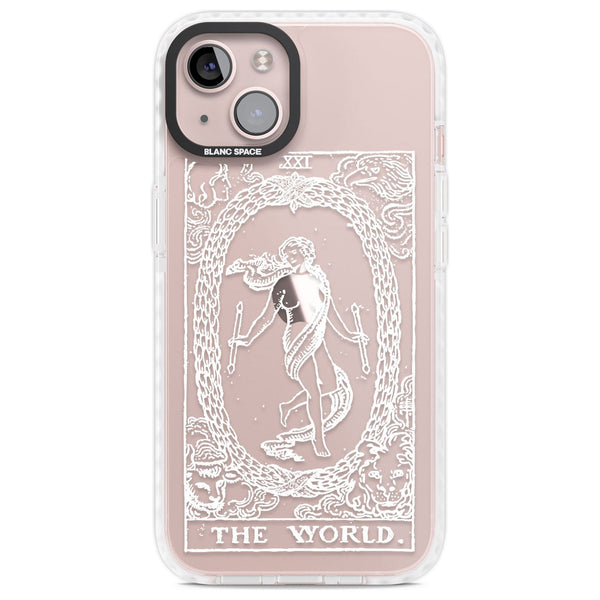 Personalised The World Tarot Card (White)