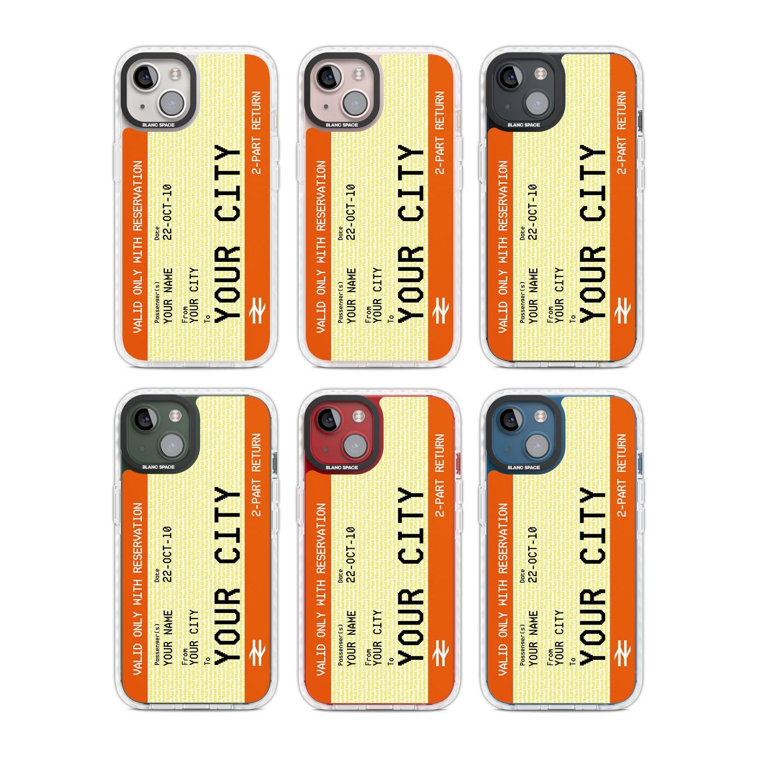 Personalised Create Your Own Train Ticket